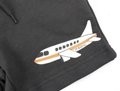 Mini Rodini grey sweatshorts airplane